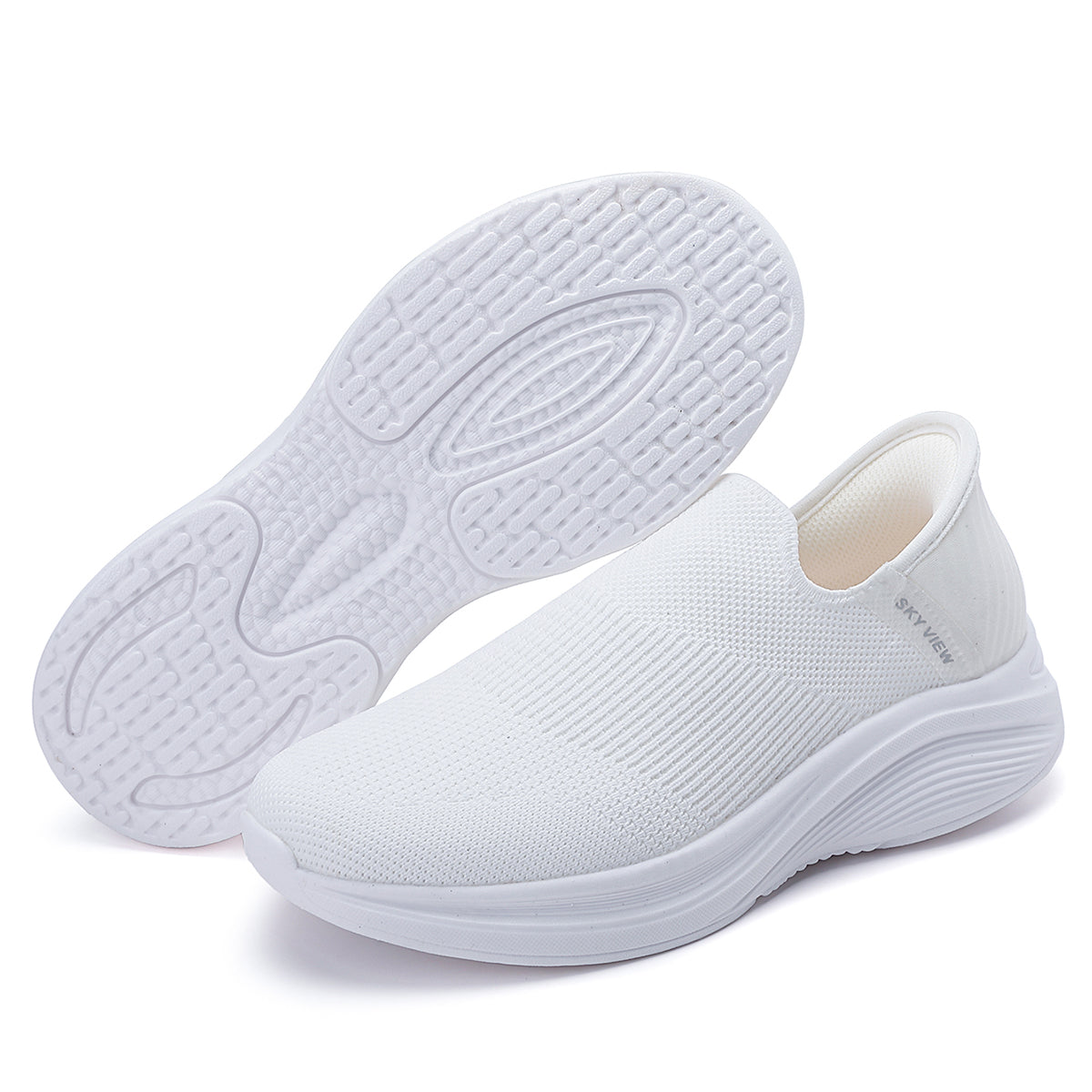 Women's Breathable Flexible Lightweight Casual Sporty Slip-Ons - B32825