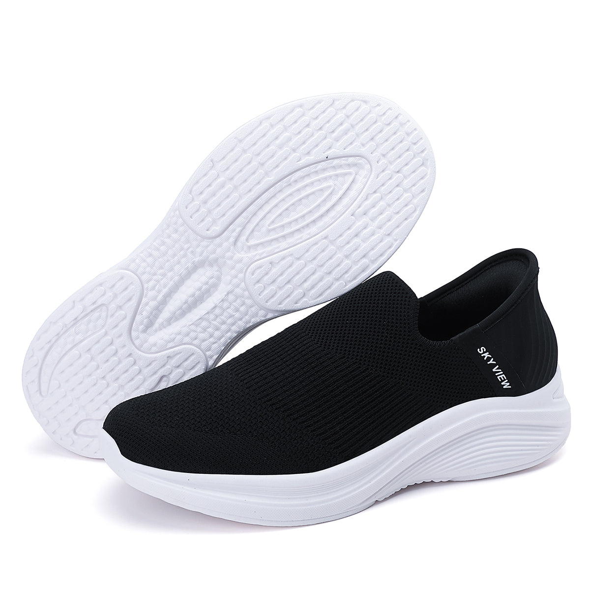 Women's Breathable Flexible Lightweight Casual Sporty Slip-Ons - B32825