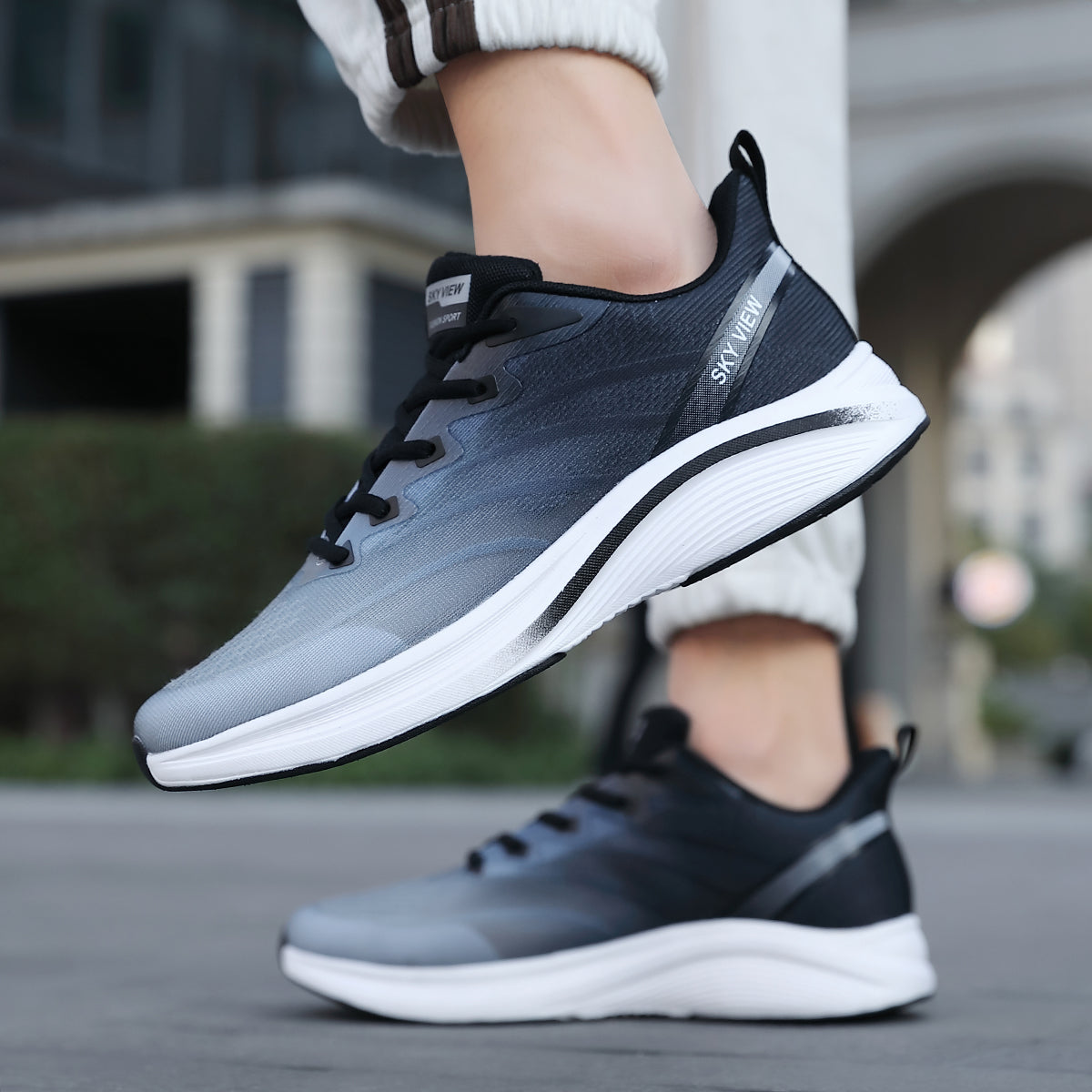 Men's Fashionable Lightweight Running Shoes, Sneakers - A32827