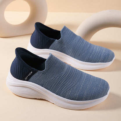 Women's Breathable Flexible Lightweight Casual Sporty Slip-Ons - B32825