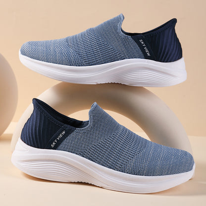 Women's Breathable Flexible Lightweight Casual Sporty Slip-Ons - B32825