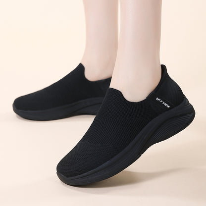 Women's Breathable Flexible Lightweight Casual Sporty Slip-Ons - B32825