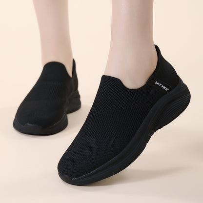 Women's Breathable Flexible Lightweight Casual Sporty Slip-Ons - B32825