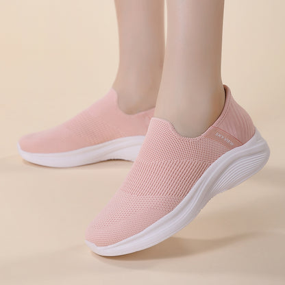 Women's Breathable Flexible Lightweight Casual Sporty Slip-Ons - B32825